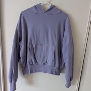 mnml Womens Medium 100% Cotton Purple Hoodie Streetwear Baggy Oversized Basic